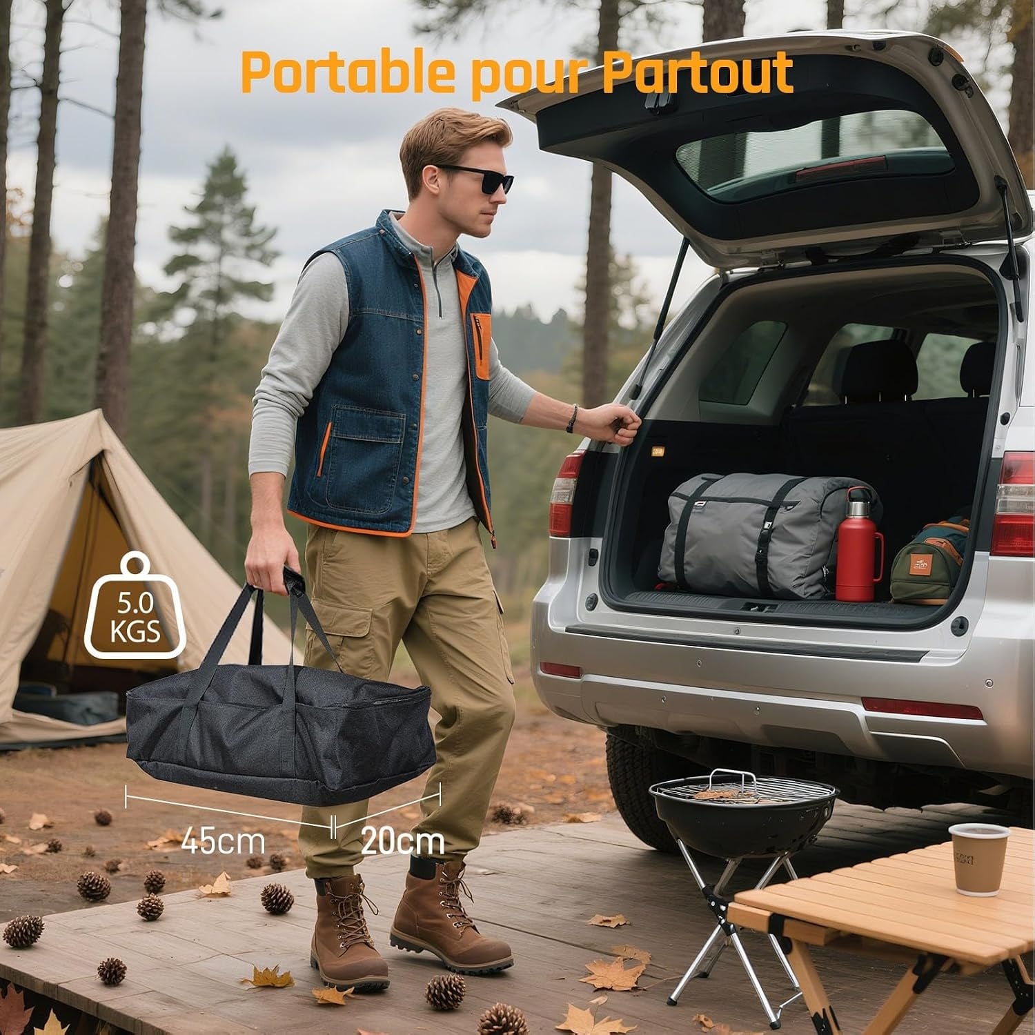 Écran de projection 120 pouces portable 4K - 34% de remise