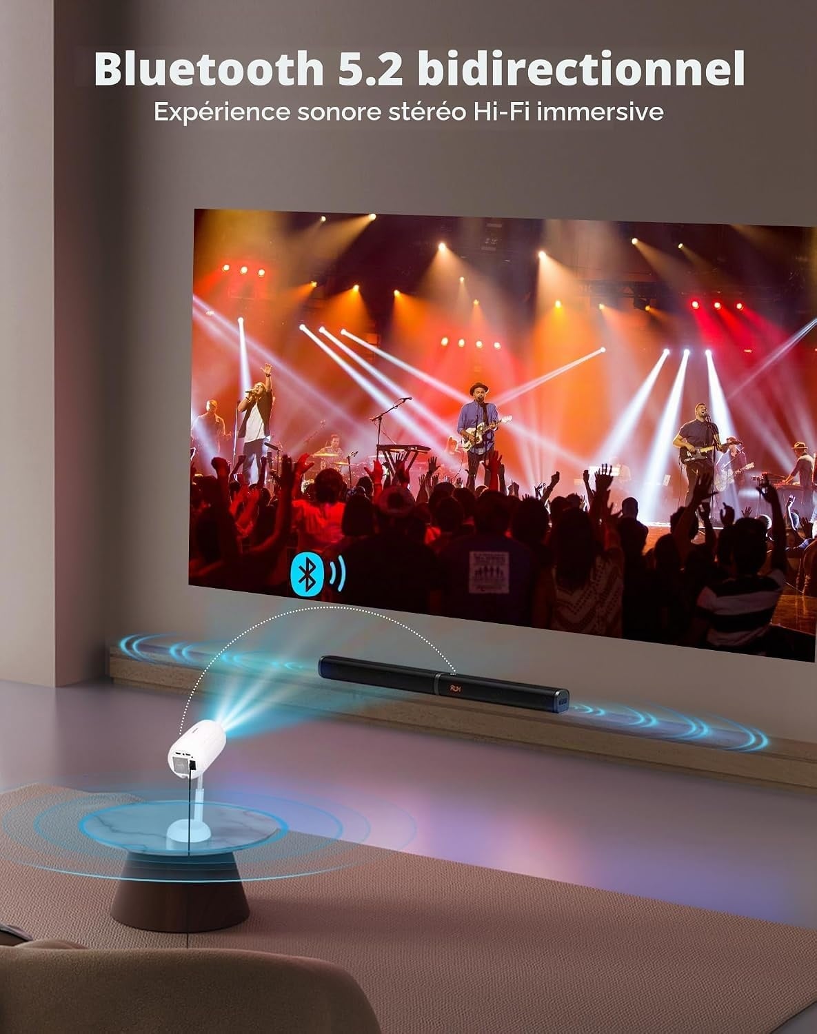 Mini Projecteur Intelligent Full HD 4K - 34% de remise