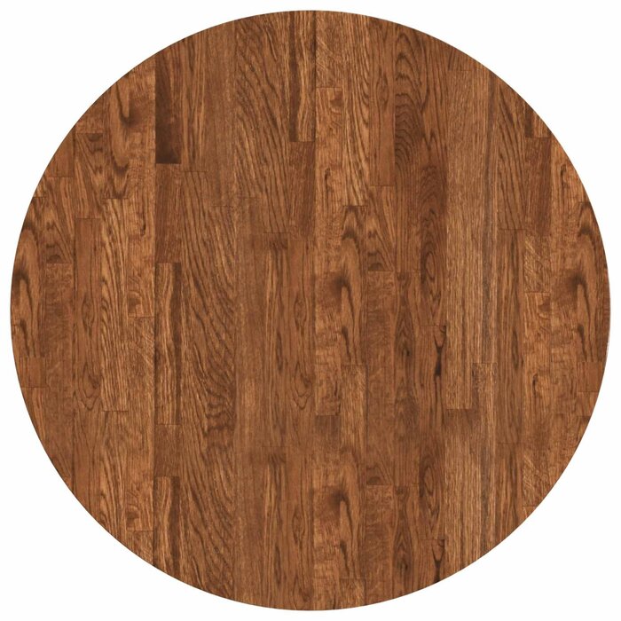Plateau de table rond en chêne massif 70cm - 34% de remise