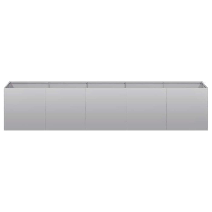 Jardinière surélevée 200x40x40 cm en acier galvanisé - 34% de remise