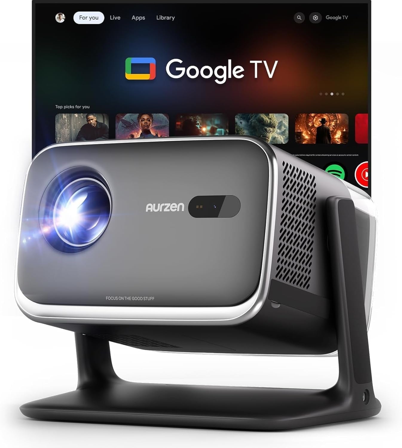 Projecteur Smart Vidéo 4K Google TV - 35% de remise - État Déballé