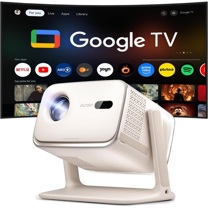 Projecteur Smart Vidéo 4K Google TV - 35% de remise - État Déballé