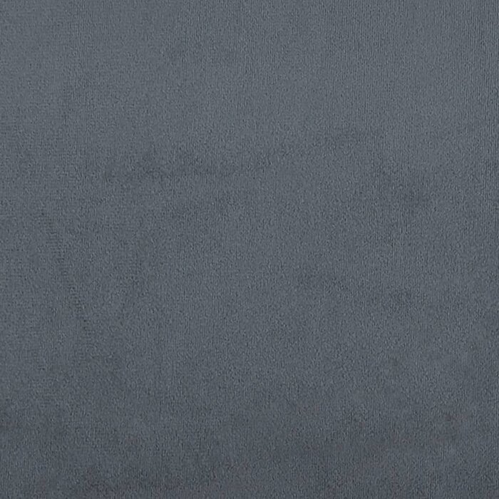 Canapé deux places en velours gris foncé - 140 cm - 35% de remise
