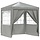 Tonnelle de jardin 200x200cm Gris - 34% de remise