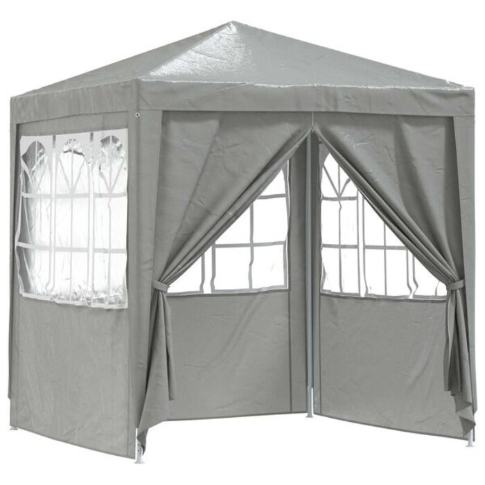Tonnelle de jardin 200x200cm Gris - 34% de remise