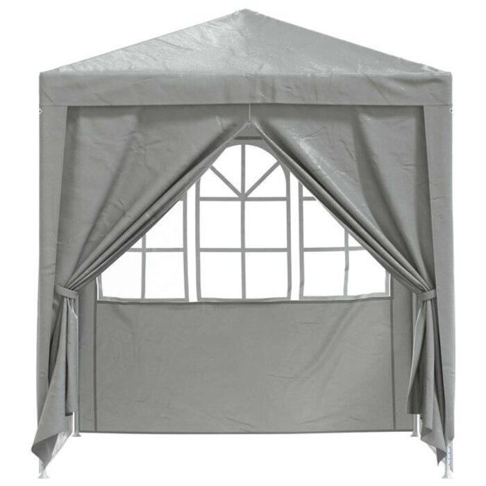 Tonnelle de jardin 200x200cm Gris - 34% de remise