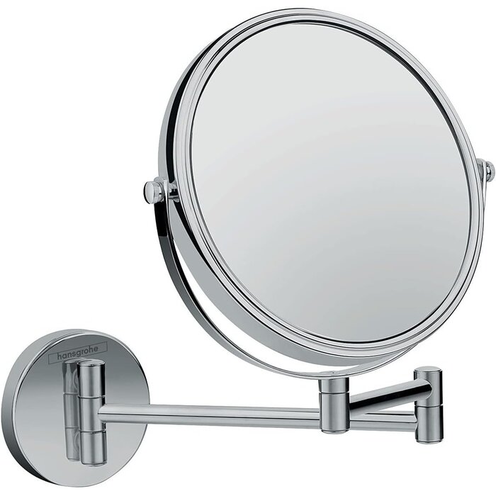 Miroir cosmétique mural orientable grossissement 3x chrome - 34% de remise
