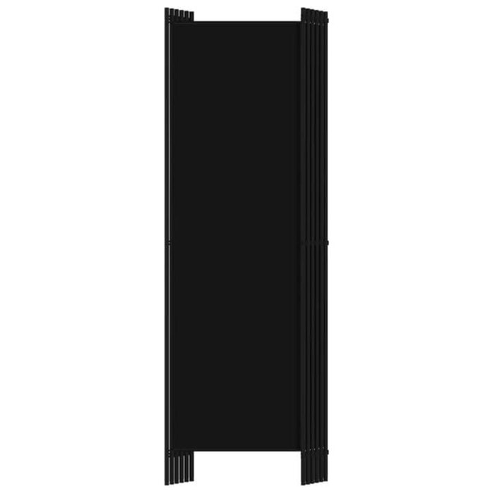 Paravent pliable 6 panneaux 300x180 cm Noir - 33% de remise