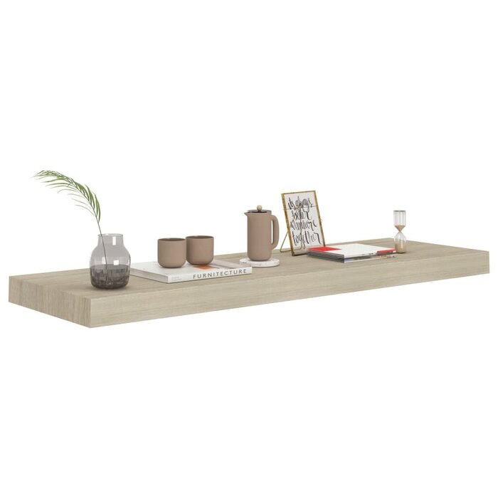 Étagère murale flottante aspect chêne 80 cm - 31% de remise
