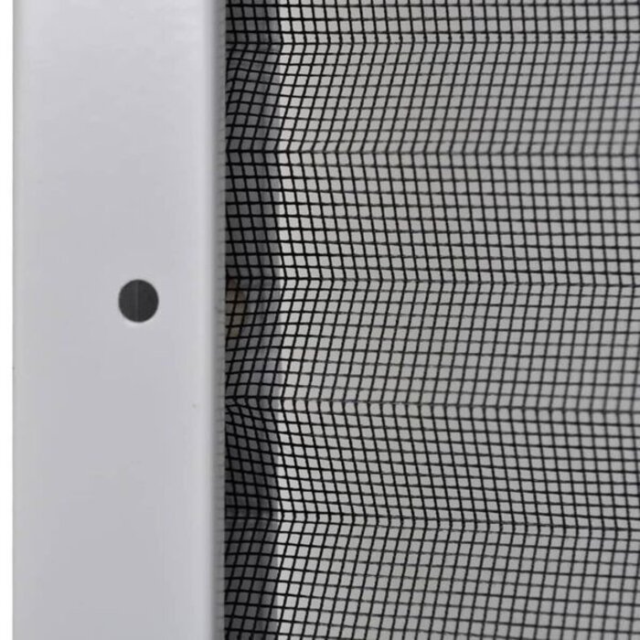 Moustiquaire plissée 80x160 cm alu blanc - 34% de remise