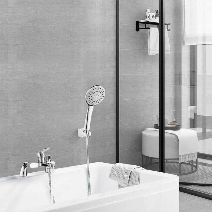 Mitigeur de baignoire avec douchette - Laiton chromé - 34% de remise
