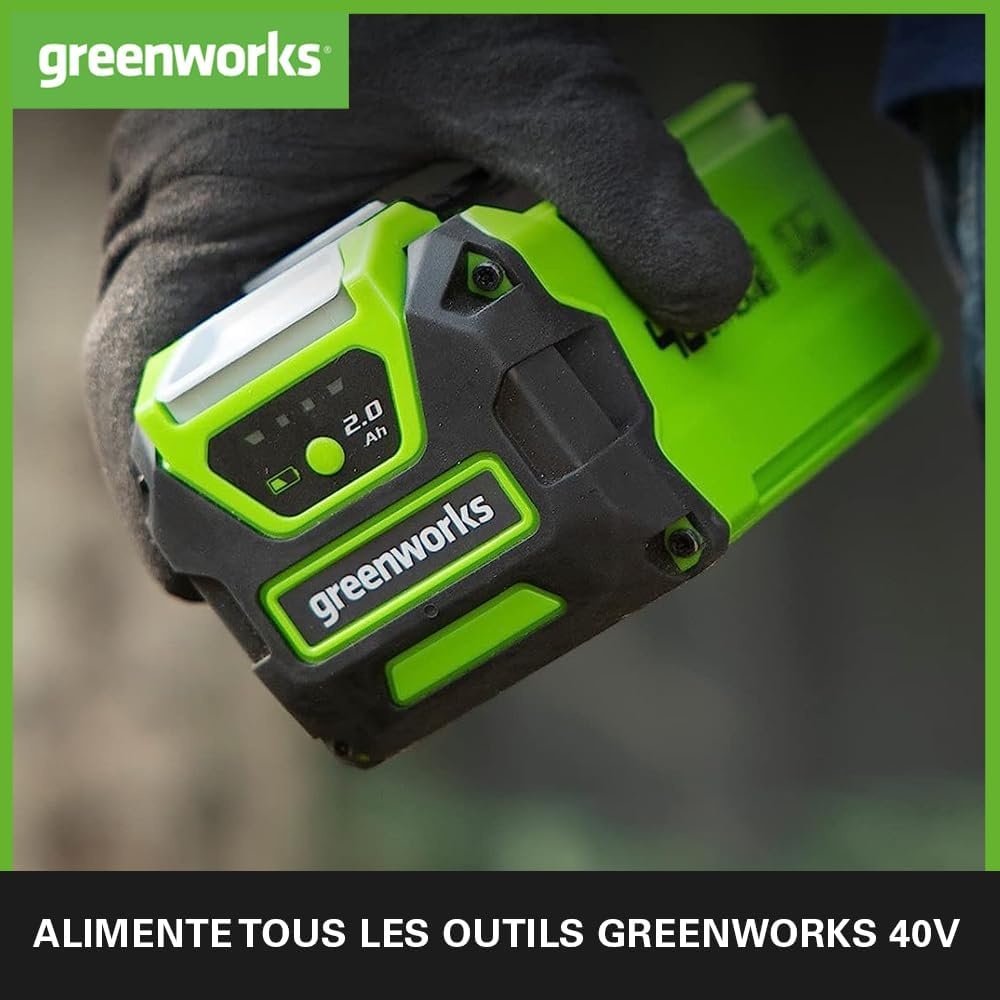 Batterie Lithium-Ion 40V 2Ah - Système de charge rapide - 34% de remise