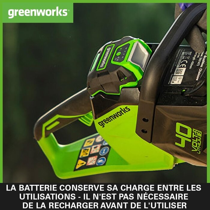 Batterie Lithium-Ion 40V 2Ah - Système de charge rapide - 34% de remise