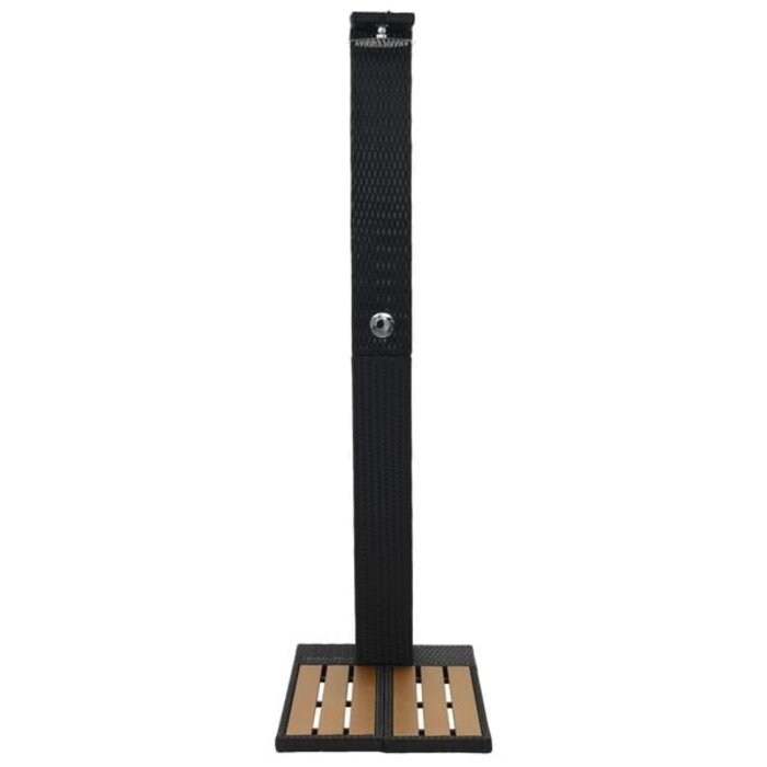 Douche de jardin en rotin PE - 60 x 80 x 214 cm - 35% de remise