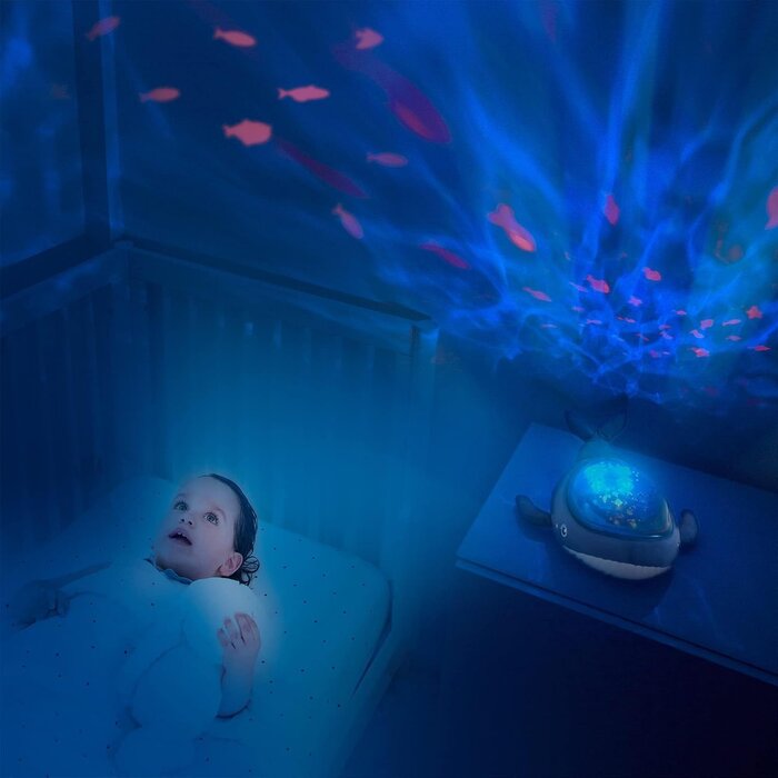 Veilleuse projecteur baleine - 28% de remise - Aide au sommeil enfant