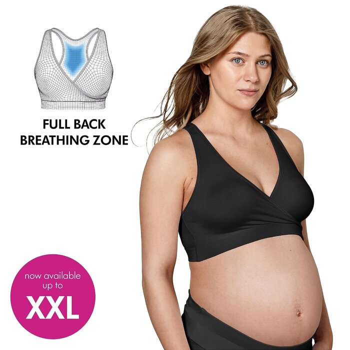 Soutien-gorge de maternité noir XXL - 27% de remise