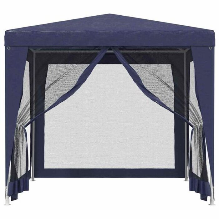 Tonnelle de jardin 2,5x2,5m HDPE bleu - 34% de remise