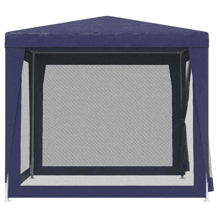 Tonnelle de jardin 2,5x2,5m HDPE bleu - 34% de remise
