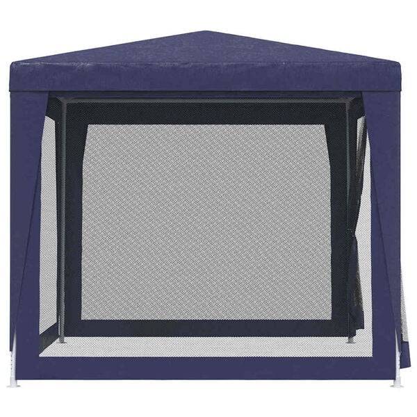 Tonnelle de jardin 2,5x2,5m HDPE bleu - 34% de remise