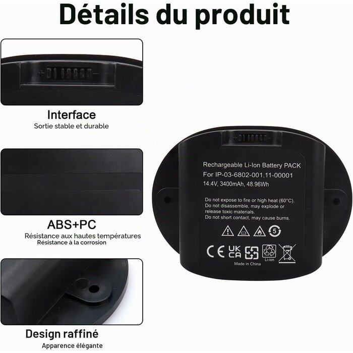 Batterie pour enceinte Sonos Move - 34% de remise - Capacité 3400mAh