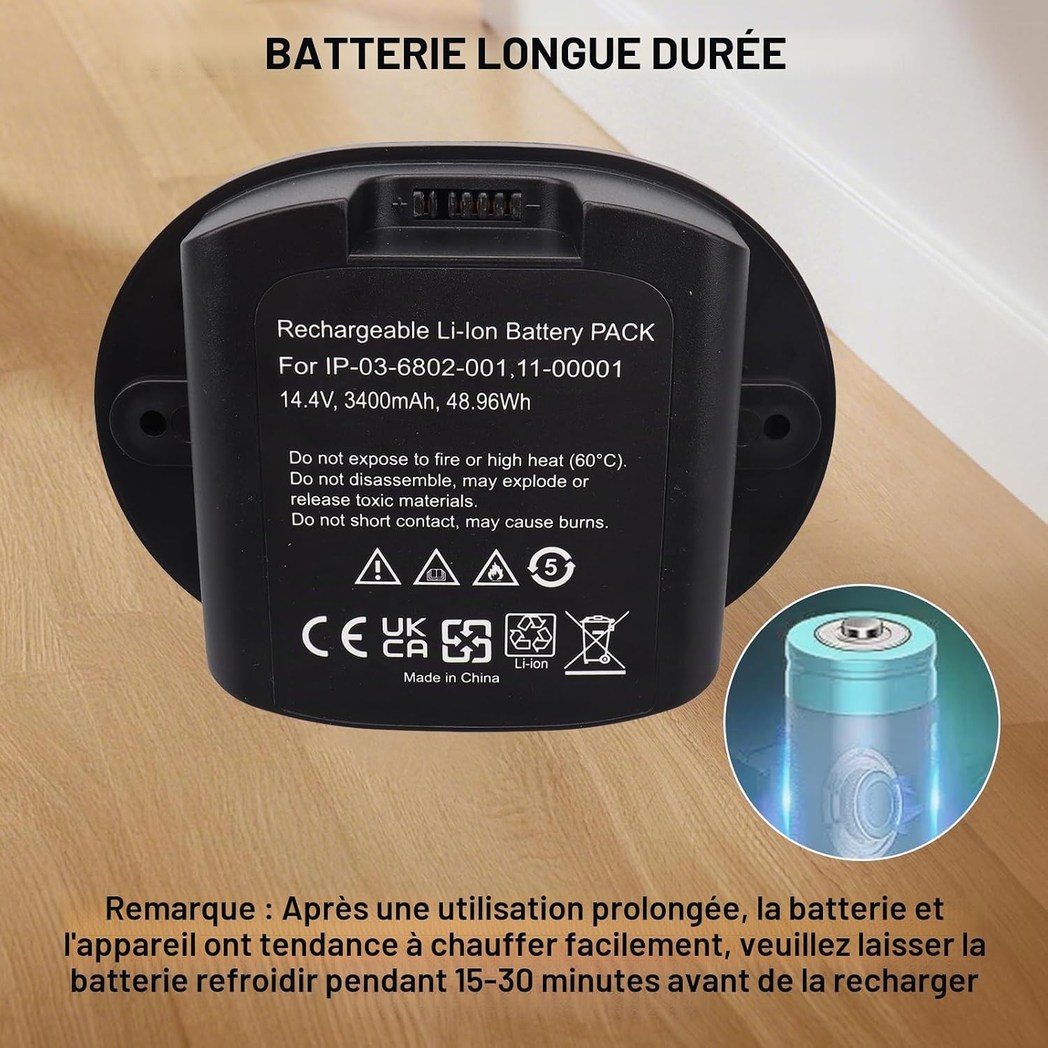 Batterie pour enceinte Sonos Move - 34% de remise - Capacité 3400mAh