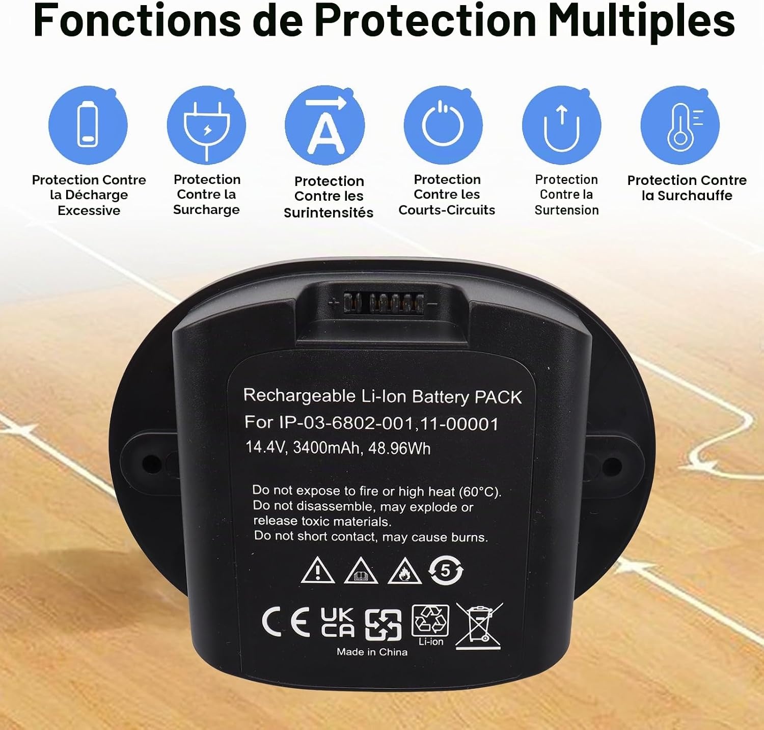 Batterie pour enceinte Sonos Move - 34% de remise - Capacité 3400mAh