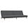 Canapé-lit 2 places en tissu gris clair - 35% de remise