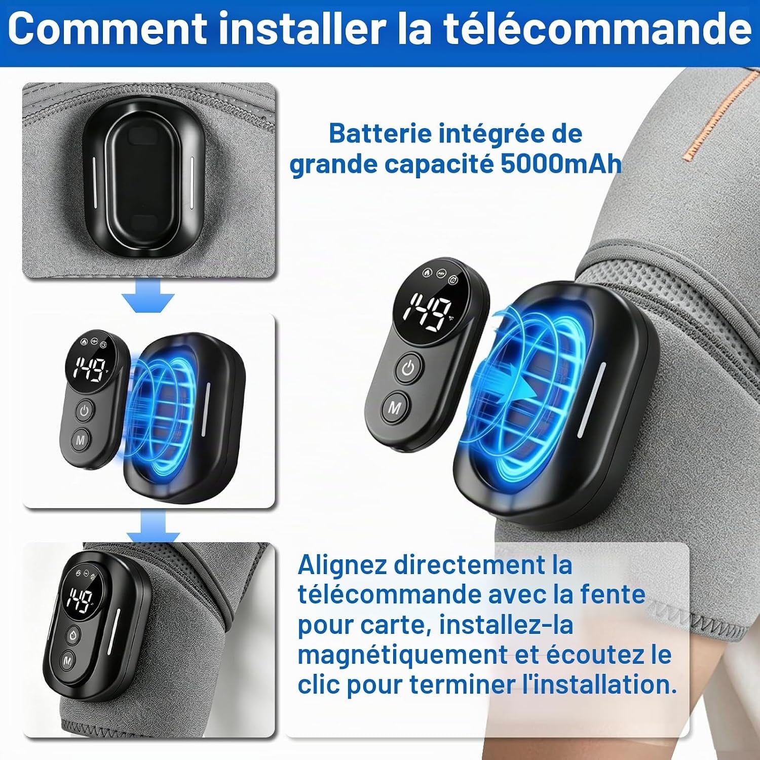 Appareil de massage chauffant 3-en-1 - Épaules et cou - 33% de remise