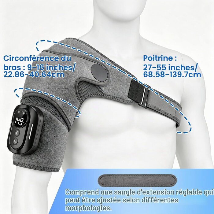 Appareil de massage chauffant 3-en-1 - Épaules et cou - 33% de remise