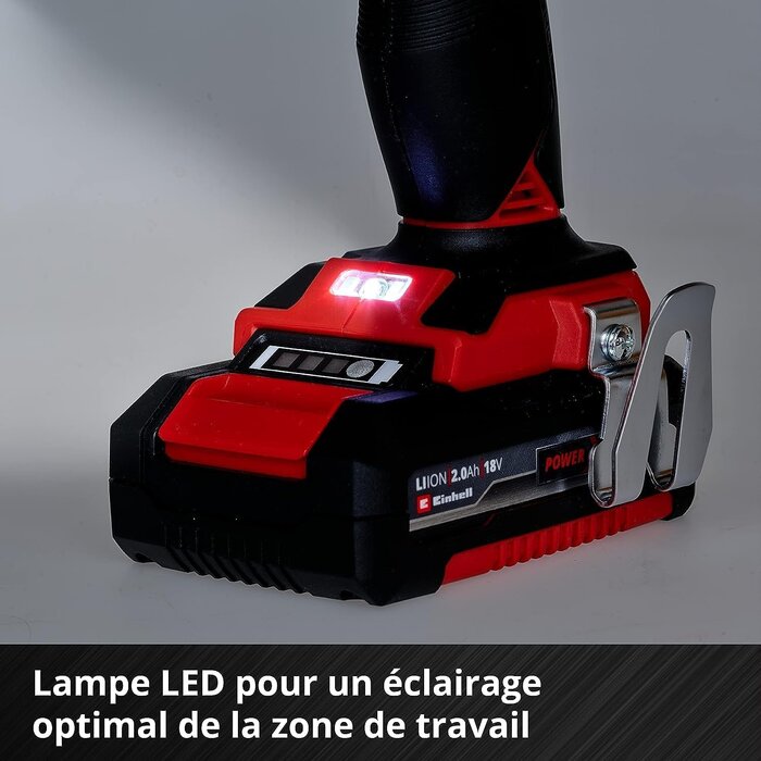 Perceuse à percussion sans fil 18V, 2 batteries, 35% de remise