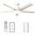 Ventilateur de plafond LED 132 cm intelligent, moteur silencieux - 35% de remise