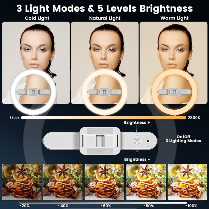 Support téléphone zénithal avec LED 10 pouces - 32% de remise
