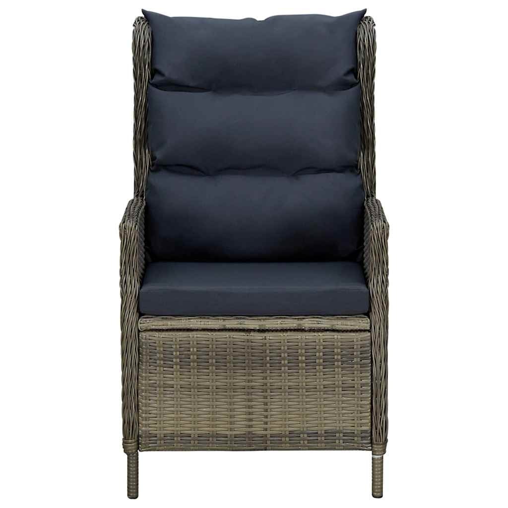 Chaise de jardin inclinable en rotin marron - 35% de remise