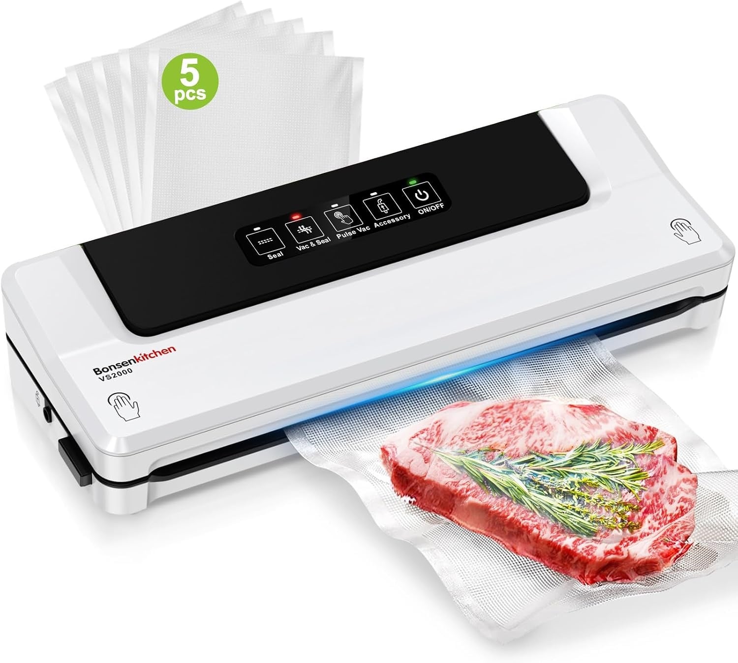 Appareil de mise sous vide - 4 modes de scellage - Blanc - 33% de remise