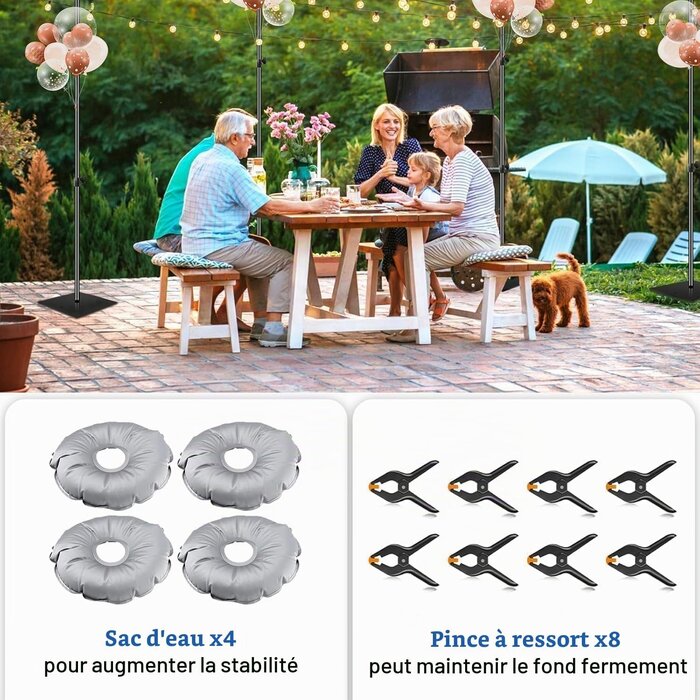 Support de fond photo réglable - 35% de remise - 4,7m à 9m largeur