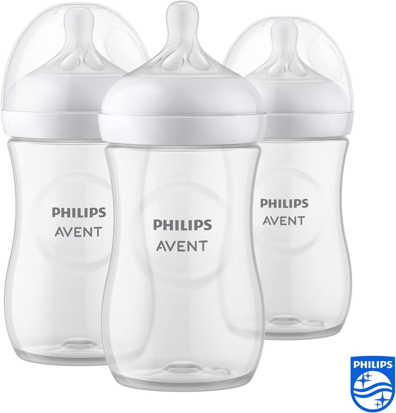 Lot de 3 biberons 260 ml - Débit lent - 27% de remise