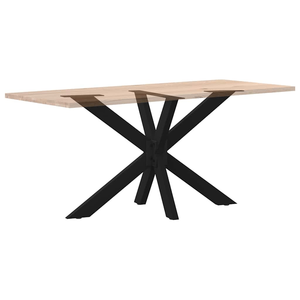 Pied de table araignée acier noir 120cm - 35% de remise