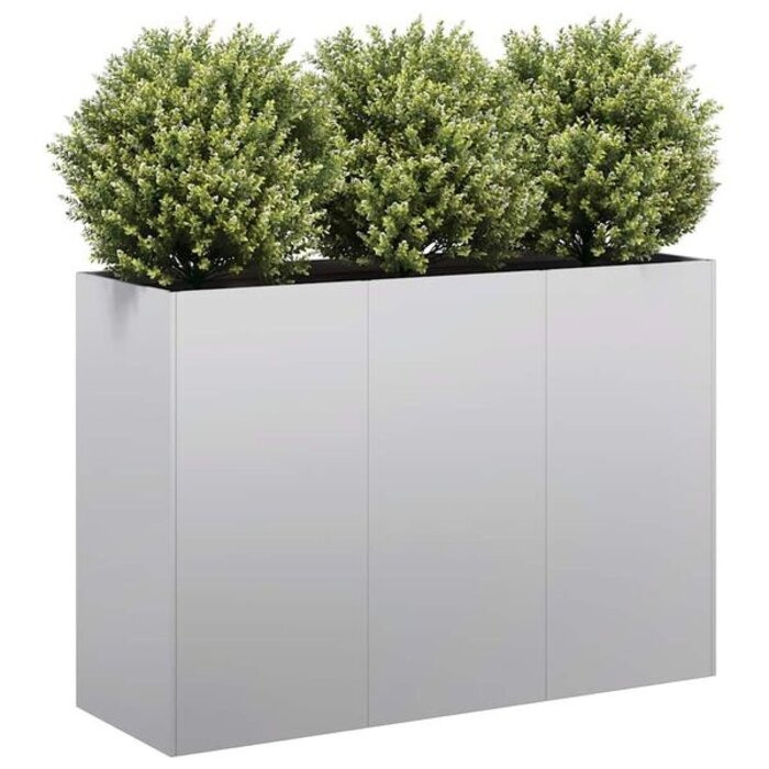 Jardinière surélevée acier galvanisé 120x40x80cm - 34% de remise