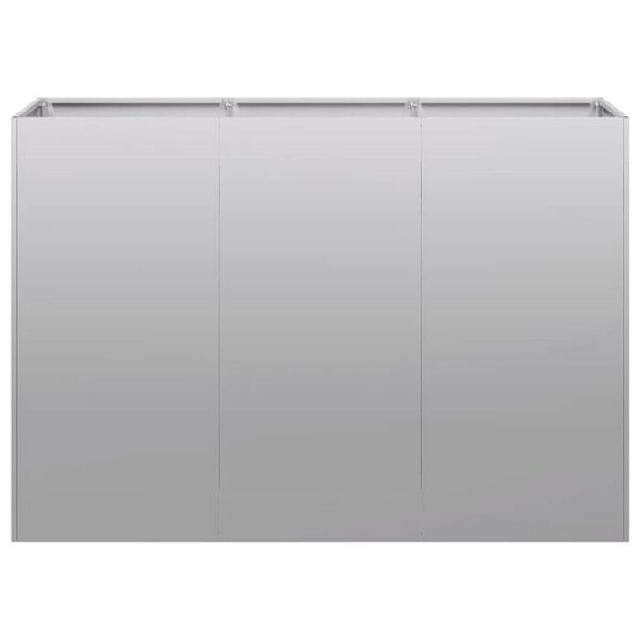Jardinière surélevée acier galvanisé 120x40x80cm - 34% de remise