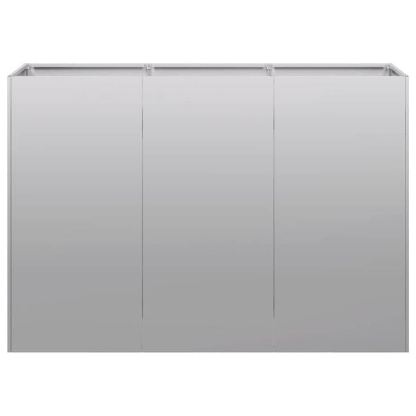 Jardinière surélevée acier galvanisé 120x40x80cm - 34% de remise