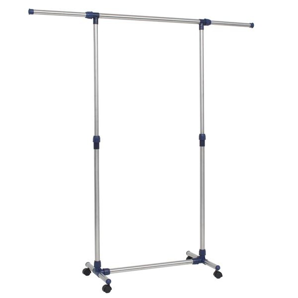 Portant à vêtements réglable en inox - 33% de remise