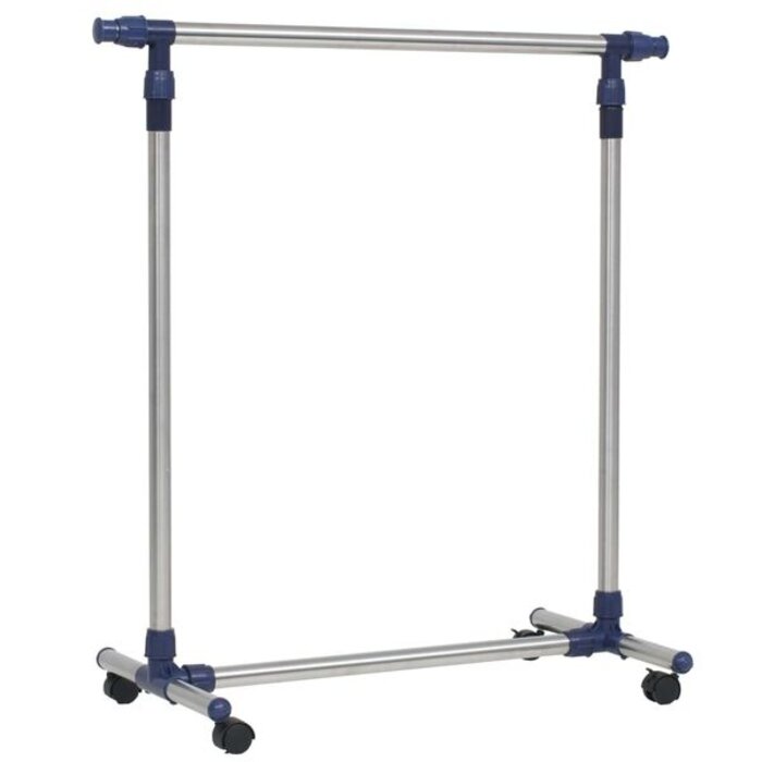 Portant à vêtements réglable en inox - 33% de remise
