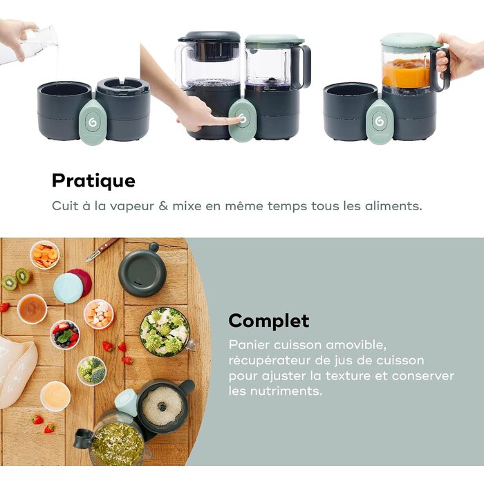 Robot cuiseur bébé 4-en-1 multifonction 2L - 34% de remise