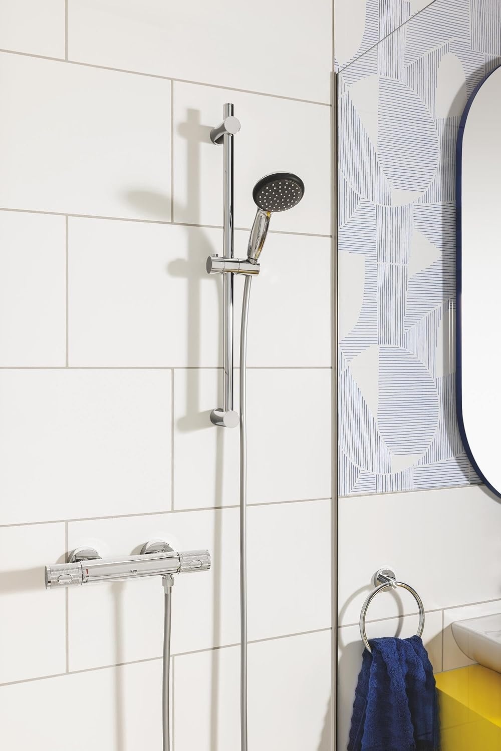 Mitigeur de douche thermostatique Precision Feel chromé - 35% de remise