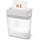 Destructeur de documents compact blanc - Coupe croisée - 33% de remise