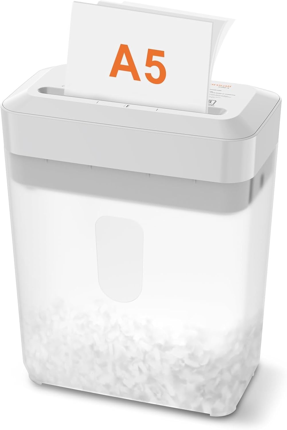 Destructeur de documents compact blanc - Coupe croisée - 33% de remise