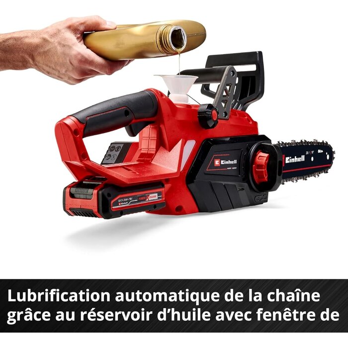 Tronçonneuse sans fil 23 cm - 34% de remise - Prête pour vos travaux de jardin