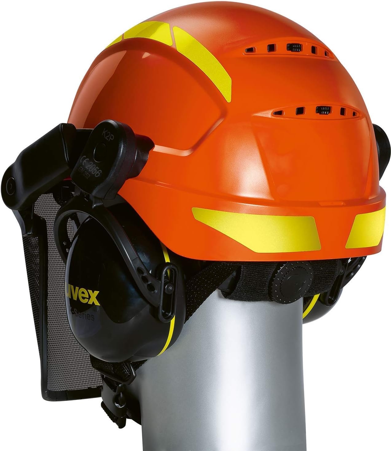 Casque forestier complet avec visière et protection auditive - 34% de remise
