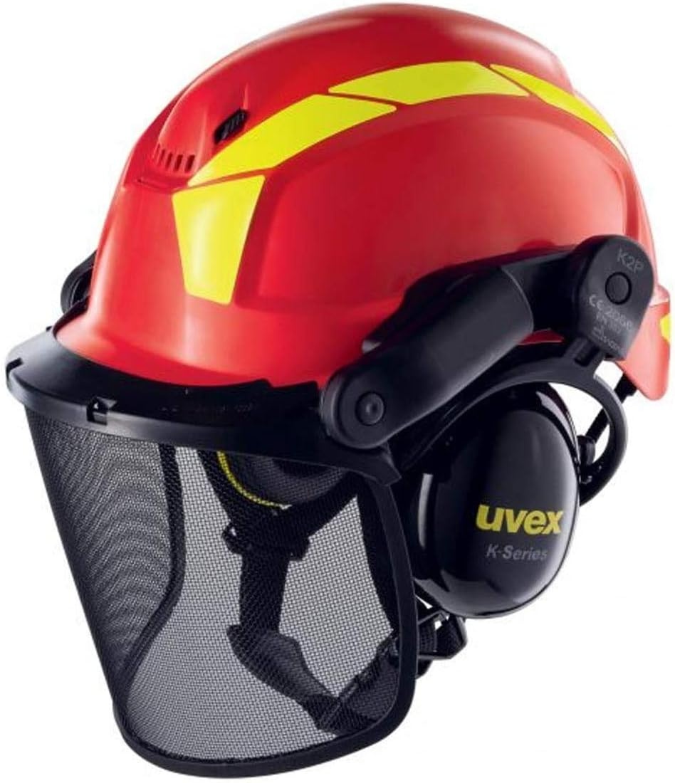 Casque forestier complet avec visière et protection auditive - 34% de remise