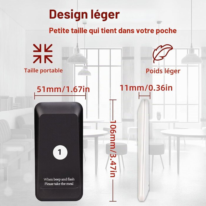 Système d'appel sans fil 32 Pagers - Portée 500m - 30% de remise